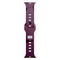 Řemínek 3mk SILICONE pro Apple Watch 38/40/41 - burgundy