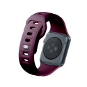 Řemínek 3mk SILICONE pro Apple Watch 38/40/41 - burgundy