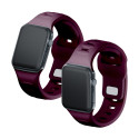 Řemínek 3mk SILICONE pro Apple Watch 38/40/41 - burgundy