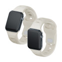 Řemínek 3mk PROTECTION pro Apple Watch 38/40/41 mm - white