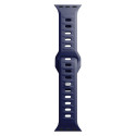 Řemínek 3mk SILICONE pro Apple Watch 38/40/41 mm - modrý