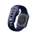 Řemínek 3mk SILICONE pro Apple Watch 38/40/41 mm - modrý