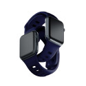 Řemínek 3mk SILICONE pro Apple Watch 38/40/41 mm - modrý