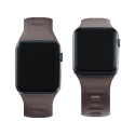 3mk SILICONE řemínek pro Apple Watch 38/40/41 mm - tmavě šedý