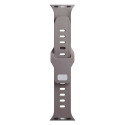 3mk SILICONE řemínek pro Apple Watch 38/40/41 mm - tmavě šedý