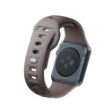 3mk SILICONE řemínek pro Apple Watch 38/40/41 mm - tmavě šedý