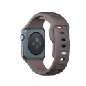 3mk SILICONE řemínek pro Apple Watch 38/40/41 mm - tmavě šedý