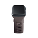 3mk SILICONE řemínek pro Apple Watch 38/40/41 mm - tmavě šedý