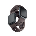 3mk SILICONE řemínek pro Apple Watch 38/40/41 mm - tmavě šedý