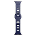 3mk SILICONE řemínek pro Apple Watch 42–49 mm modrý