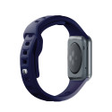 3mk SILICONE řemínek pro Apple Watch 42–49 mm modrý