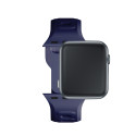 3mk SILICONE řemínek pro Apple Watch 42–49 mm modrý