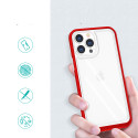 Kryt Hurtel HYBRID ARMOR CLEAR 3IN1 iPhone 13 Pro - gel red