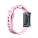 Řemínek 3mk PROTECTION pro Apple Watch 42/44/45/49 mm – růžová