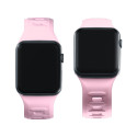 Řemínek 3mk PROTECTION pro Apple Watch 42/44/45/49 mm – růžová