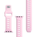 Řemínek 3mk PROTECTION pro Apple Watch 42/44/45/49 mm – růžová