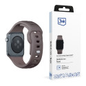 Řemínek 3mk PROTECTION pro Apple Watch 42/44/45/49 - hnědý