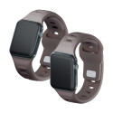 Řemínek 3mk PROTECTION pro Apple Watch 42/44/45/49 - hnědý
