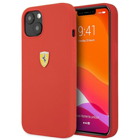 Kryt Ferrari FESSIHCP13SRE pro iPhone 13 mini - červená