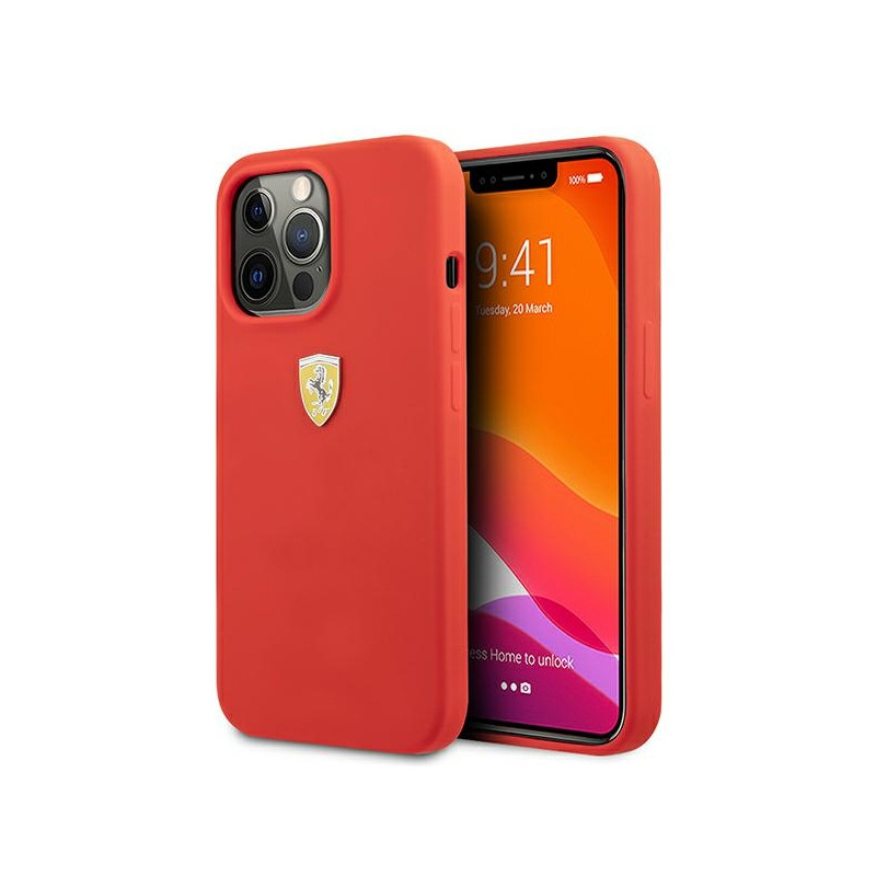 Kryt Ferrari FESSIHCP13XRE pro iPhone 13 Pro Max - červená/red