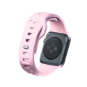 Řemínek 3mk PROTECTION pro Apple Watch 38/40/41 mm - růžová