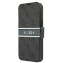 Kryt Guess 4G STRIPE pro iPhone 13 Pro - šedá