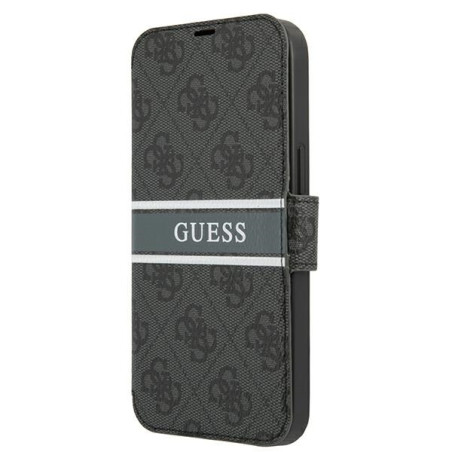 Kryt Guess 4G STRIPE pro iPhone 13 Pro - šedá