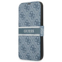 Kryt Guess 4G Stripe pro iPhone 13 mini - modrá