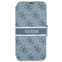 Kryt Guess 4G Stripe pro iPhone 13 mini - modrá