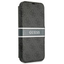 Kryt Guess 4G STRIPE iPhone 13 mini šedý/šedá