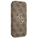 Kryt Guess GUBKP13X4GMGBR pro iPhone 13 Pro Max - hnědý