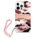 Kryt Guess GUHCP13LKCABPI pro iPhone 13 Pro - růžový