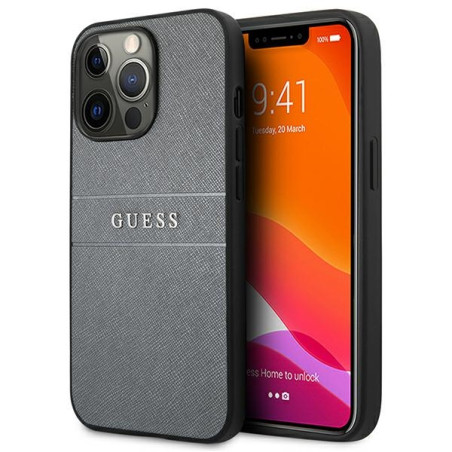 Kryt Guess GUHCP13LPSASBGR pro iPhone 13 Pro - šedá