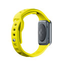3mk silikonový řemínek pro Apple Watch 38/40/41 mm - žlutý