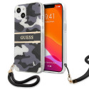 Kryt GUESS Camouflage iPhone 13 - černá/camo