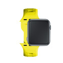 3mk silikonový řemínek pro Apple Watch 38/40/41 mm - žlutý