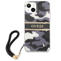 Kryt GUESS Camouflage iPhone 13 - černá/camo