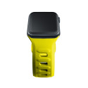 3mk silikonový řemínek pro Apple Watch 38/40/41 mm - žlutý