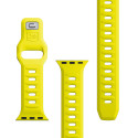 3mk silikonový řemínek pro Apple Watch 38/40/41 mm - žlutý