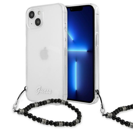 Kryt Guess GUHCP13MKPSBK pro iPhone 13 - transparent černý