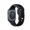 Řemínek 3mk SILICONE pro Apple Watch 38/40/41 mm - black