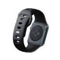 Řemínek 3mk SILICONE pro Apple Watch 38/40/41 mm - black