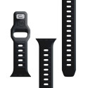 Řemínek 3mk SILICONE pro Apple Watch 38/40/41 mm - black