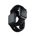 Řemínek 3mk SILICONE pro Apple Watch 38/40/41 mm - black