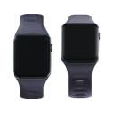Řemínek 3mk SILICONE pro Apple Watch 38/40/41 mm – šedý
