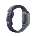 Řemínek 3mk SILICONE pro Apple Watch 38/40/41 mm – šedý