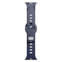 Řemínek 3mk SILICONE pro Apple Watch 38/40/41 mm – šedý