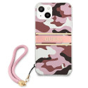 Kryt Guess GUHCP13SKCABPI pro iPhone 13 mini růžová