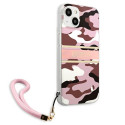 Kryt Guess GUHCP13SKCABPI pro iPhone 13 mini růžová
