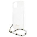 Kryt Guess GUHCP13SKPSWH pro iPhone 13 mini - pearl white
